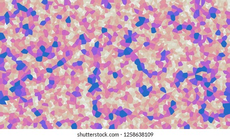 Colorful voronoi, vector abstract. Irregular lines mosaic pattern. Geometric grid 
