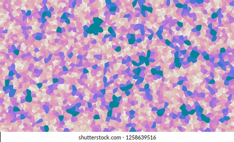 Colorful voronoi, vector abstract. Irregular lines mosaic pattern. Geometric grid 