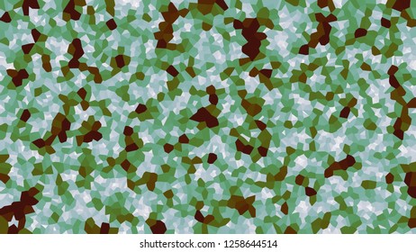 Colorful voronoi, vector abstract. Irregular lines mosaic pattern. Geometric grid 