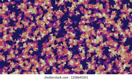 Colorful voronoi, vector abstract. Irregular lines mosaic pattern. Geometric grid 