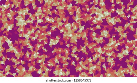 Colorful voronoi, vector abstract. Irregular lines mosaic pattern. Geometric grid 