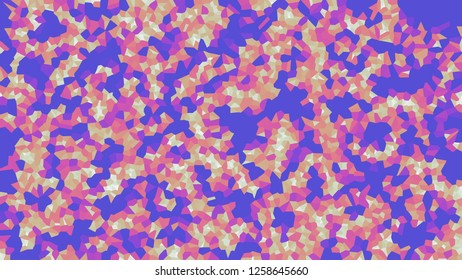 Colorful voronoi, vector abstract. Irregular lines mosaic pattern. Geometric grid 