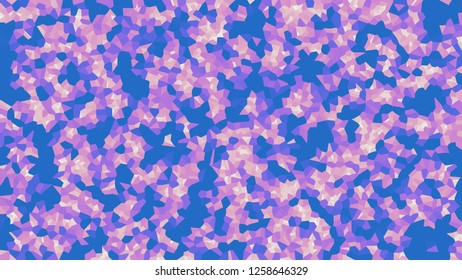 Colorful voronoi, vector abstract. Irregular lines mosaic pattern. Geometric grid 