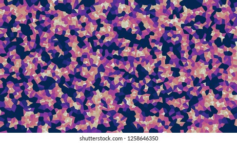 Colorful voronoi, vector abstract. Irregular lines mosaic pattern. Geometric grid 