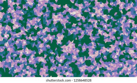 Colorful voronoi, vector abstract. Irregular lines mosaic pattern. Geometric grid 