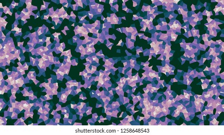 Colorful voronoi, vector abstract. Irregular lines mosaic pattern. Geometric grid 