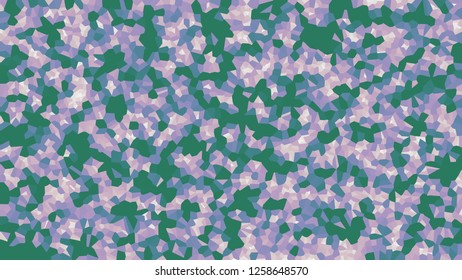 Colorful voronoi, vector abstract. Irregular lines mosaic pattern. Geometric grid 