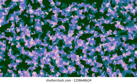 Colorful voronoi, vector abstract. Irregular lines mosaic pattern. Geometric grid 