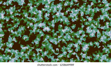 Colorful voronoi, vector abstract. Irregular lines mosaic pattern. Geometric grid 