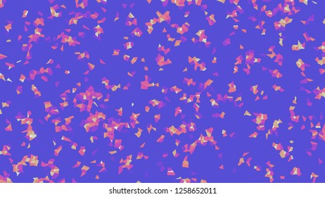 Colorful voronoi, vector abstract. Irregular lines mosaic pattern. Geometric grid 