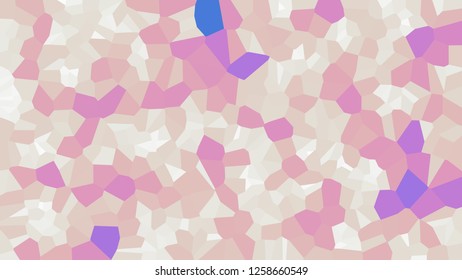 Colorful voronoi, vector abstract. Irregular lines mosaic pattern. Geometric grid 