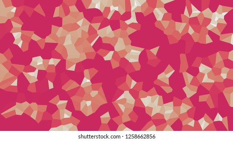 Colorful voronoi, vector abstract. Irregular lines mosaic pattern. Geometric grid 
