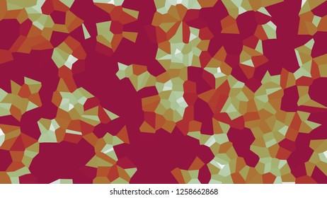 Colorful voronoi, vector abstract. Irregular lines mosaic pattern. Geometric grid 