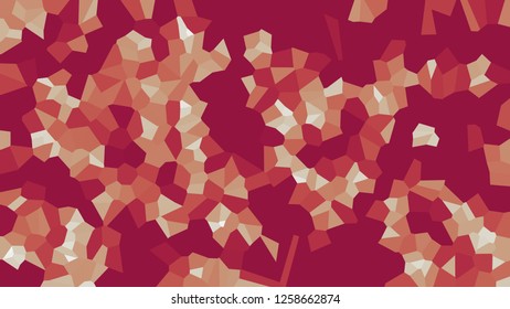 Colorful voronoi, vector abstract. Irregular lines mosaic pattern. Geometric grid 