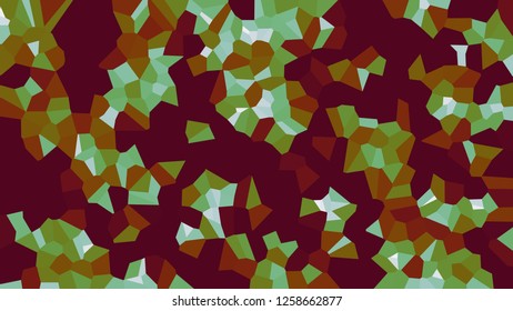 Colorful voronoi, vector abstract. Irregular lines mosaic pattern. Geometric grid 