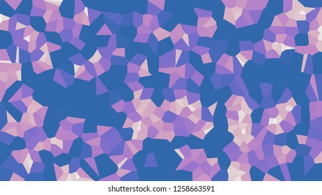 Colorful voronoi, vector abstract. Irregular lines mosaic pattern. Geometric grid 