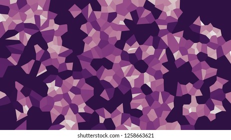 Colorful voronoi, vector abstract. Irregular lines mosaic pattern. Geometric grid 