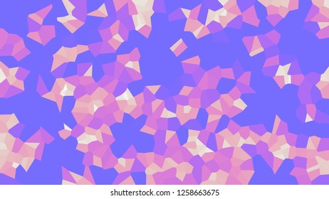 Colorful voronoi, vector abstract. Irregular lines mosaic pattern. Geometric grid 