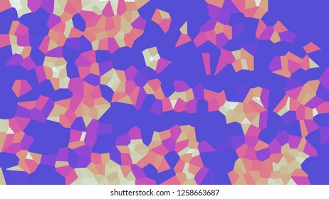 Colorful voronoi, vector abstract. Irregular lines mosaic pattern. Geometric grid 