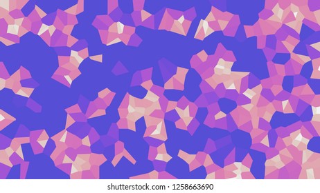 Colorful voronoi, vector abstract. Irregular lines mosaic pattern. Geometric grid 