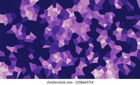 Colorful voronoi, vector abstract. Irregular lines mosaic pattern. Geometric grid 