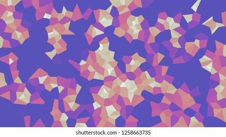 Colorful voronoi, vector abstract. Irregular lines mosaic pattern. Geometric grid 