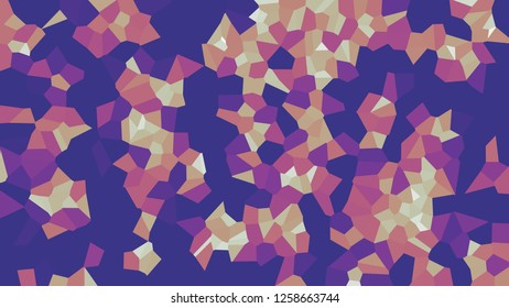 Colorful voronoi, vector abstract. Irregular lines mosaic pattern. Geometric grid 