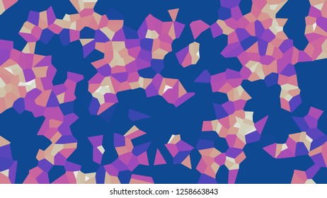 Colorful voronoi, vector abstract. Irregular lines mosaic pattern. Geometric grid 
