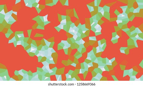 Colorful voronoi, vector abstract. Irregular lines mosaic pattern. Geometric grid 