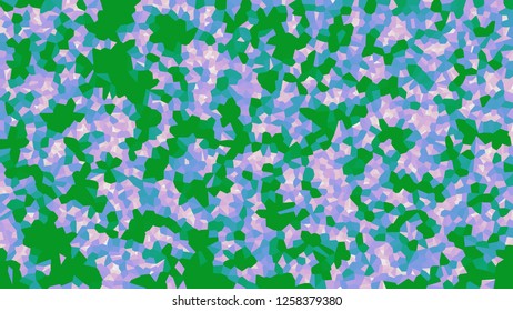 Colorful voronoi, vector abstract. Seamless irregular lines mosaic pattern. Geometric flat grid 