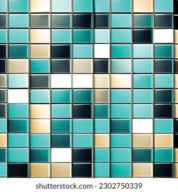 colorful wall tile pattern of mosaic abstract design wallpaper