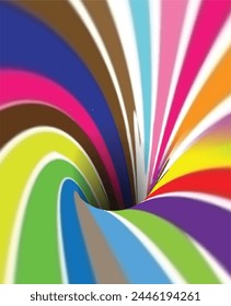 Fondo de pantalla colorido . Imagen digital con rayas psicodélicas. Abstractas rayas psicodélicas para el diseño de Fondo de pantalla digital Vector Urbana Plantilla de textura. Sufrimiento de superposición de polvo desordenado oscuro