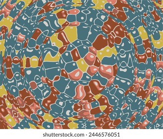 Fondo de pantalla colorido . Imagen digital con rayas psicodélicas. Abstractas rayas psicodélicas para el diseño de Fondo de pantalla digital Vector Urbana Plantilla de textura. Sufrimiento de superposición de polvo desordenado oscuro