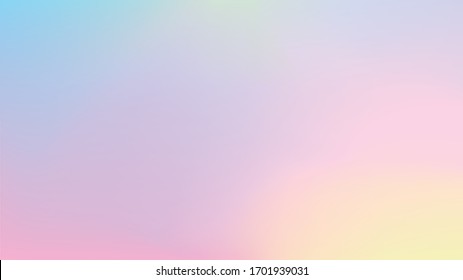 Colorful wallpaper gradient. Sherbet color background material vector illustration