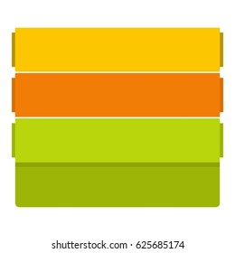 Colorful wallpapers icon flat isolated on white background vector illustration