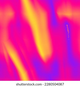 Colorful warm waves. Seamless texture