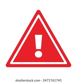 Colorful Warning Signs Vector Icons