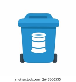 Guía de residuos coloridos: separa la basura de forma inteligente por tipo para un mundo más limpio.