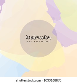 Colorful watercolor background