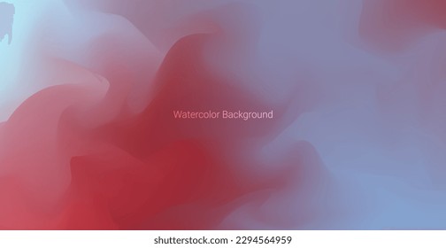 Colorful Watercolor Background. Abstract Art Wallpaper. Multicolored. Vector Illustration