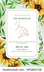 Colorful watercolor background with flowers. Style with a copy for text. The backdrop for greeting cards, sales, advertisements, invitations, posters, banners, and placards.