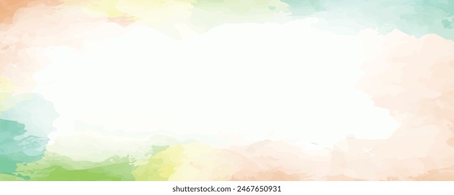 Fondo de acuarela de Vector. Fondo degradado.