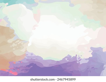 Fondo de acuarela de Vector. Fondo degradado.