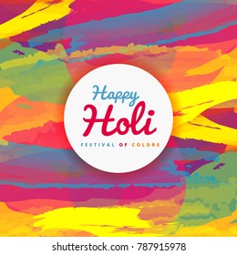 Colorful watercolor background for holi festival