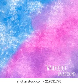 Colorful watercolor background made in vector