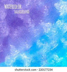 Colorful watercolor background made in vector