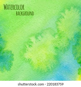 Colorful watercolor background made in vector