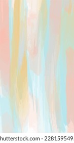 colorful watercolor background in modern shapes, fluid and soft tones
