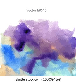 colorful watercolor background. vector background