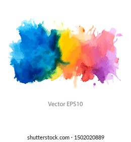 colorful watercolor background. vector background